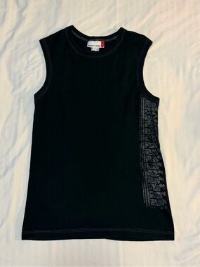 Vintage Nasty Pig Black Graphic Side-Print Tank